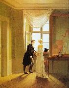 Georg Friedrich Kersting Paar am Fenster oil painting reproduction